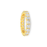 Karosh Kübik Zirkon Yuvarlak Taşlı Tamtur Yüzük - Karosh