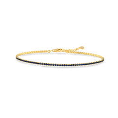 Safir Zirconia Taşlı Mini Su Yolu Bileklik