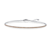 Champagne Zirconia Taşlı Mini Su Yolu Bileklik