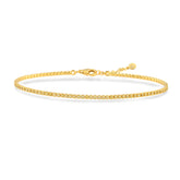 Sarı Zirconia Taşlı Mini Su Yolu Bileklik