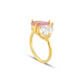 Pink Zirconia Taşlı Harmonic Fusion Yüzük