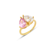 Pink Zirconia Taşlı Harmonic Fusion Yüzük