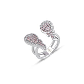 Pink Zirconia Taşlı Angel Harmony Yüzük