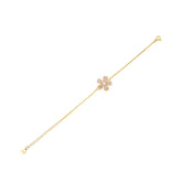 Pink Zirconia Taşlı Daisy Bileklik