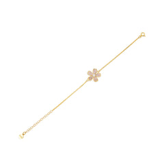 Pink Zirconia Taşlı Daisy Bileklik