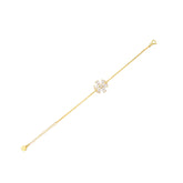 Kubik Zirconia Taşlı Damla Kesim Daisy Bileklik