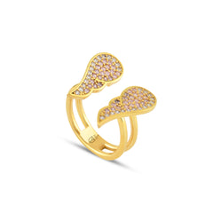 Pink Zirconia Taşlı Angel Harmony Yüzük